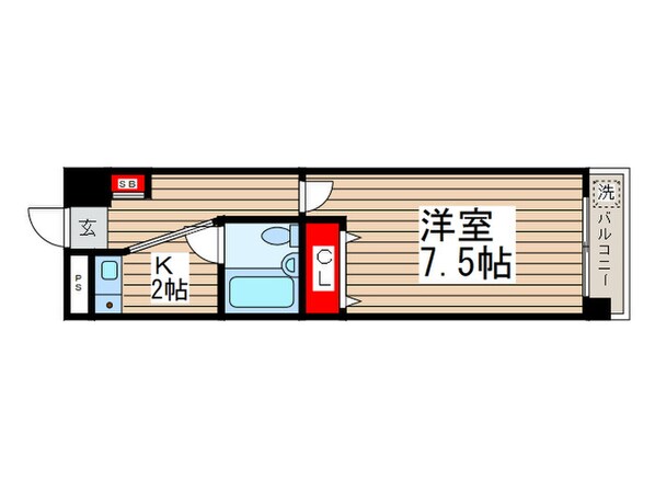 グランシャルム葛西の物件間取画像